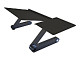 WorkEZ  Adjustable Height Tilt On-Desk Stand Riser Tray, Black