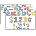 Teacher Created Resources 4" Letters, Classroom Cottage, 230 Letters Per Pack, Set Of 3 Packs 1 thumbnail image