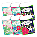 Barker Creek Peel & Stick 2-Design Pockets, 3-1/2" x 5-1/8", Petals & Prickles, Set Of 60