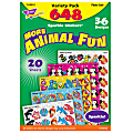 Trend Sparkle Stickers, Animal Fun, 648 Stickers Per Pack, Set Of 2 Packs