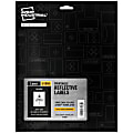 Avery® Reflective Sign Labels - 3 1/2"x 5" - Permanent Adhesive - Rectangle - Laser - Silver - Film - 61584 1 thumbnail image