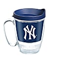 Tervis MLB Legend Coffee Mug With Lid, 16 Oz, New York Yankees