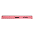 Office Depot® Brand Plastic Ruler, 12", Assorted Colors (No Color Choice)