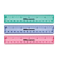 Office Depot® Brand Plastic Ruler, 6", Assorted Colors (No Color Choice)