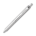 Pentel® EnerGel Alloy Retractable Gel Pens, Medium Point, 0.7 mm, Metallic Silver Barrel, Black Ink 1 thumbnail image