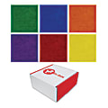 Joy Carpets Joy In A Box Carpet Squares, 16" x 16", Assorted Colors, Pack Of 24 Squares