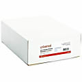 Universal Envelope - Business - #8 5/8 - 24 lb - Gummed Flap - White, Clear - Paper Stock, Wove, Poly - 500 / Box