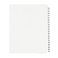 Avery® Standard Collated Legal Dividers Avery® Style, 8 1/2" x 11", White Dividers/White Tabs, 126-150, Pack Of 25 1 thumbnail image