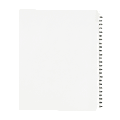 Avery®  Standard Collated Legal Dividers, Avery® Style, 8 1/2" x 11", White Dividers/White Tabs, 176-200, Pack Of 25 1 thumbnail image