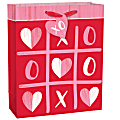 Amscan XOXO Valentine's Day Gift Bags, Large, Red/Pink, Pack Of 8 Bags 1 thumbnail image