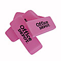 Office Depot® Brand Pink Bevel Eraser, Medium