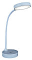 OttLite® Rechargeable Desk Lamp With Lighted Mirror, 16-15/16"H, Light Blue 1 thumbnail image