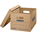 Bankers Box® SmoothMove™ Classic Moving Boxes, Small, 10 1/2"H X 12 1/5"W x 16 1/4"D, 85% Recycled, Kraft, Pack Of 5