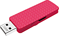 EMTEC Wallpaper USB 2.0 Flash Drive, 8GB, Red