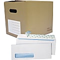 Quality Park® #10 Single Window Envelopes, Bottom Left Window, Self Adhesive, White, Box Of 1,000 1 thumbnail image