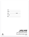 Office Depot® Brand Examination Booklet, 11" x 8 1/2", Wide Ruled, 8 Sheets 1 thumbnail image