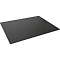 DURABLE Contoured Edge Desk Mat - Office - 19.69" Length x 25.59" Width - Rectangular - Polypropylene, Plastic - Black - 1 Each 1 thumbnail image