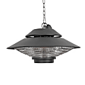 Black+Decker 1500-Watt Outdoor Ceiling-Mounted Electric Patio Heater, 56 Sq. Ft. Coverage, Black 1 thumbnail image
