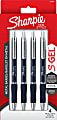 Sharpie S-Gel, Gel Pens, Sleek Midnight Blue Metal Barrel, Medium Point 0.7mm, Black Ink, 4 Count 1 thumbnail image