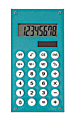 Ativa® 8-Digit Display Desktop Calculator, 4 3/4" x 2 1/2" x 1/4", Glitter Teal 1 thumbnail image