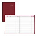 2027 Brownline Traditional Daily Planner, 10" x 7-7/8", 100% Recycled, Red, January To December, C550.RED, Total Qty 1 1 thumbnail image