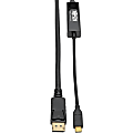 Tripp Lite by Eaton USB-C to DisplayPort Active Adapter Cable (M/M), 4K 60 Hz, 10 ft. (3.1 m) - DisplayPort/USB  - U444010DP 1 thumbnail image