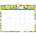 2023-2024 Mead® Caprice 15-Month Monthly Wall Calendar, 11" x 8-1/2", Yellow Floral, October 2023 To December 2024 , W1319D-709 1 thumbnail image