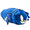 Accessory Innovations Plush Gadget Pencil Case, Sonic The Hedgehog, 7-1/2" x 3-1/2" x 2-1/2", Blue 1 thumbnail image