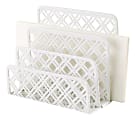 Realspace® Streya Cut-Metal Letter Sorter, 5-1/2"H x 6-7/8"W x 3-3/8"D, White 1 thumbnail image