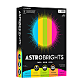 Neenah® Astrobrights® Bright Color Copy Paper, Bright Assortment, Letter (8.5" x 11"), 500 Sheets Per Ream, 24 Lb, 94 Brightness