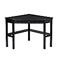 SEI Furniture 48"W Corner Desk, Black