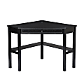 SEI Furniture 48"W Corner Desk, Black 1 thumbnail image
