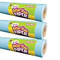 Teacher Created Resources Fun-Size Better Than Paper Bulletin Board Rolls, 18" x 12', Light Blue, Pack Of 3 Rolls 1 thumbnail image