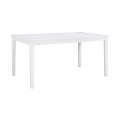 Powell Linka Dining Table, 30"H x 60"W x 36"D, White