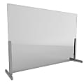 Linea Italia, Inc. Wellness Line Acrylic Sneeze Guard, 24" x 36", Clear 1 thumbnail image