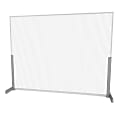 Linea Italia, Inc Wellness Line Sneeze Guard, 36" x 24", White Frost 1 thumbnail image