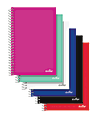 Office Depot® Brand Spiral Poly Notebook, 5" x 8-1/2", 1 Subject, College Ruled, 100 Sheets, Assorted Colors (No Color Choice)