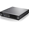 Lenovo ThinkCentre M93p 10AB004DUS Desktop Computer - Intel Core i5 i5-4590T 2 GHz - 8 GB DDR3 SDRAM - 256 GB SSD - Windows 8.1 Pro 64-bit downgradable to Windows 7 Professional - Tiny - Business Black 1 thumbnail image