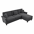 Bush® Furniture Coventry 102"W Sectional Couch With Reversible Chaise Lounge, Charcoal Gray, Standard Delivery
