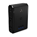 Austere III Series Power 4-Outlet With Omniport USB, Solid Black, 3S-PS4-US1