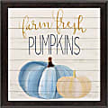 Timeless Frames® Harvest Framed Artwork, 10” x 10”, Farm Fresh Pumpkins