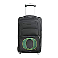 Denco Sports Luggage NCAA Expandable Rolling Carry-On, 20 1/2" x 12 1/2" x 8", Oregon Ducks, Black
