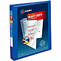 Avery® Heavy-Duty View 3-Ring Binder With Locking One-Touch EZD™ Rings, 1" D-Rings, 42% Recycled, Pacific Blue