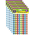 Teacher Created Resources® Mini Stickers, Superhero, 1,144 Stickers Per Pack, Set Of 6 Packs