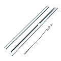 Fellowes® AeraMax Pro AM4 Stand-To-Wall Kit, 11/16”H x 1-1/2”W x 70”D, Silver 1 thumbnail image