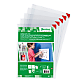 Tarifold Repositionable Signage Pockets With Magnetic Closure, 11" x 14", Clear, Pack Of 5 Pockets 1 thumbnail image