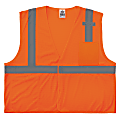 Ergodyne GloWear Mesh Hi-Vis Safety Vest, XS, Orange