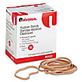 Universal Boxed Rubber Band - Size: #32 - 3" Length x 0.12" Width x 0.03" Thickness - 12lb/in - 185 / Box - Rubber - Beige 1 thumbnail image