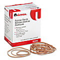 Universal Assorted Size Boxed Rubber Band - Size: #54 x 0.03" Thickness - 12lb/in - Rubber - Beige 1 thumbnail image