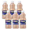 Prang Washable Tempera Paints, 16 Oz, Peach, Pack Of 6 Paints 1 thumbnail image